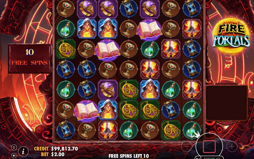 Free spins-start, scatters syns på rullarna