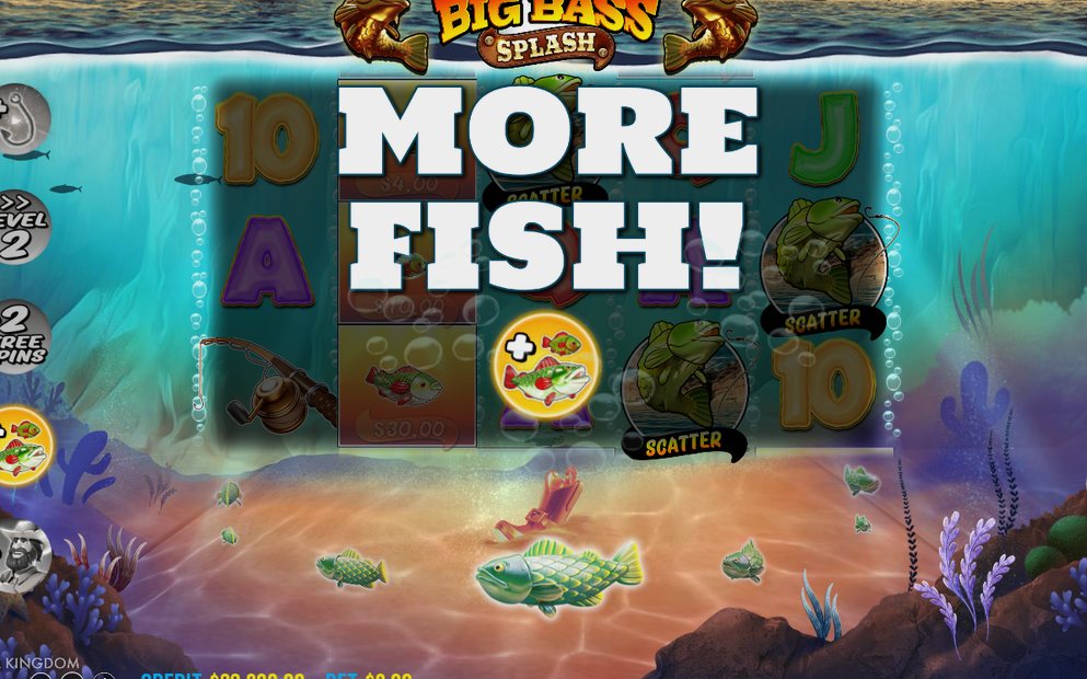 Fiskar med pengavärden under Free Spins